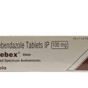 Mebendazole 100mg (Mebex) tablets